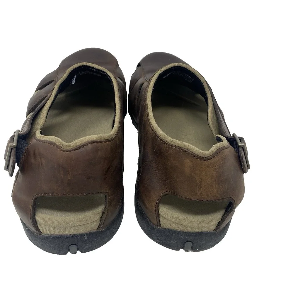 Teva Men 13 Waterproof Brown‎ Genuine Leather Close Toe Casual Outdoors Hiking